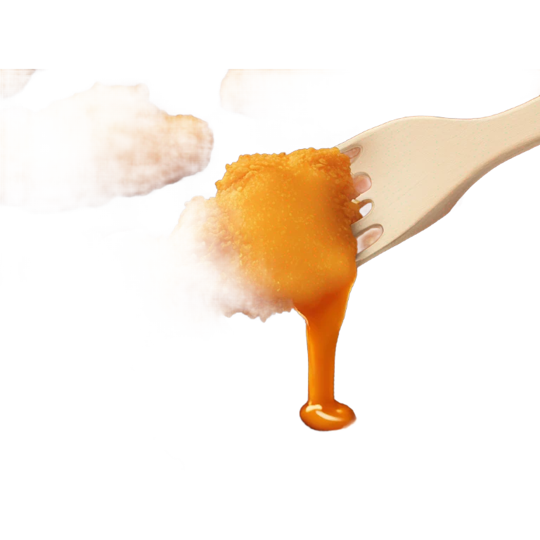 raising cane's chicken finger dipped into sauce emoji