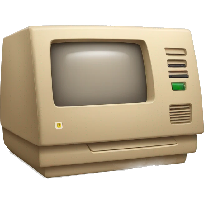 beige computer emoji