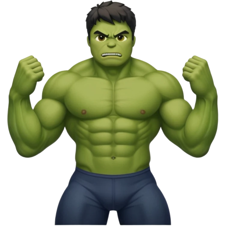 hulk stroking his cock emoji