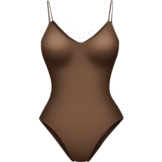 brown shapewear bodysuit emoji