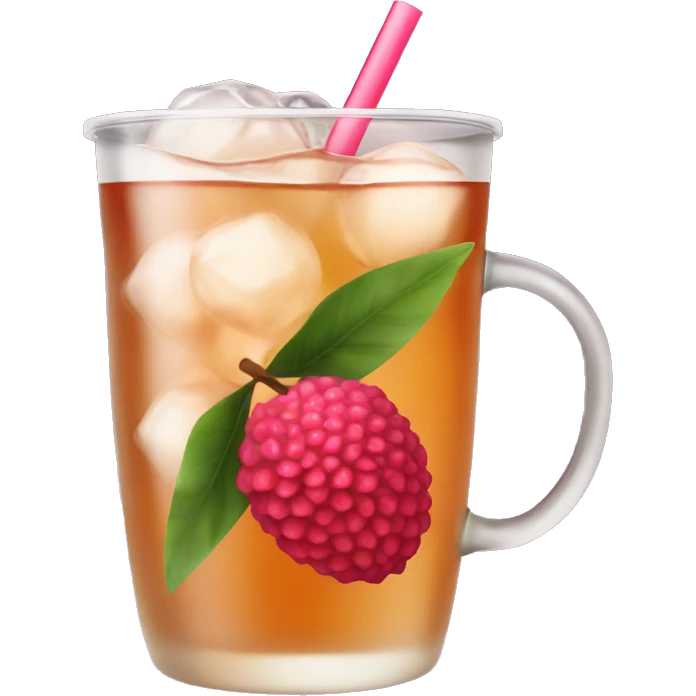 Lychee ice tea emoji