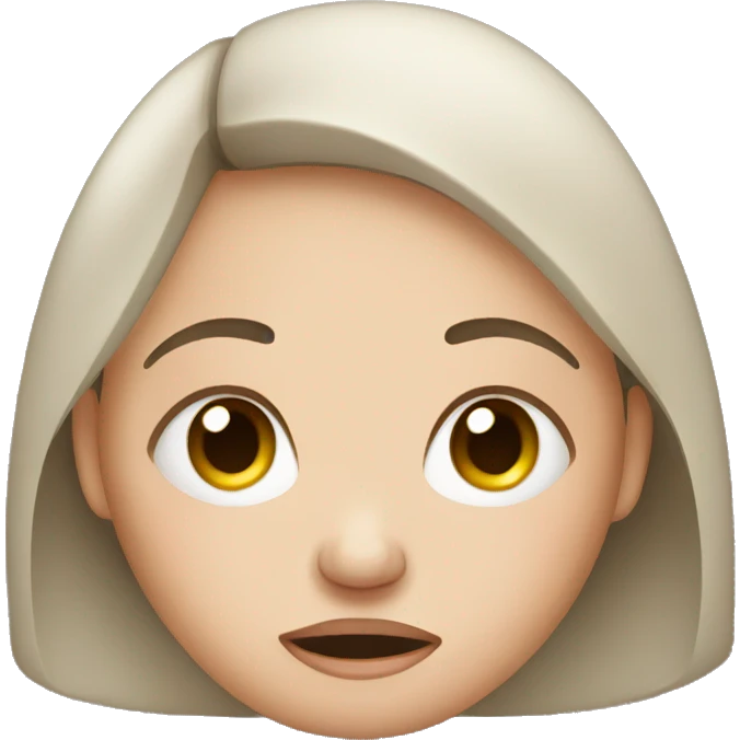 Crying pregnant woman emoji