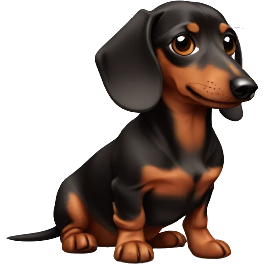 Miniature dachshund  emoji