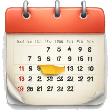 calendar emoji