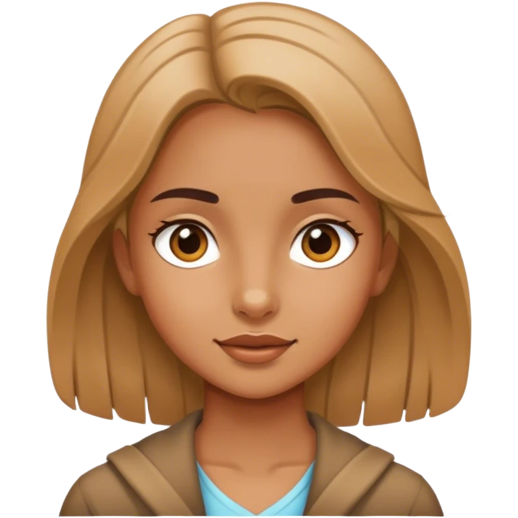 outdoor portrait of girl emoji