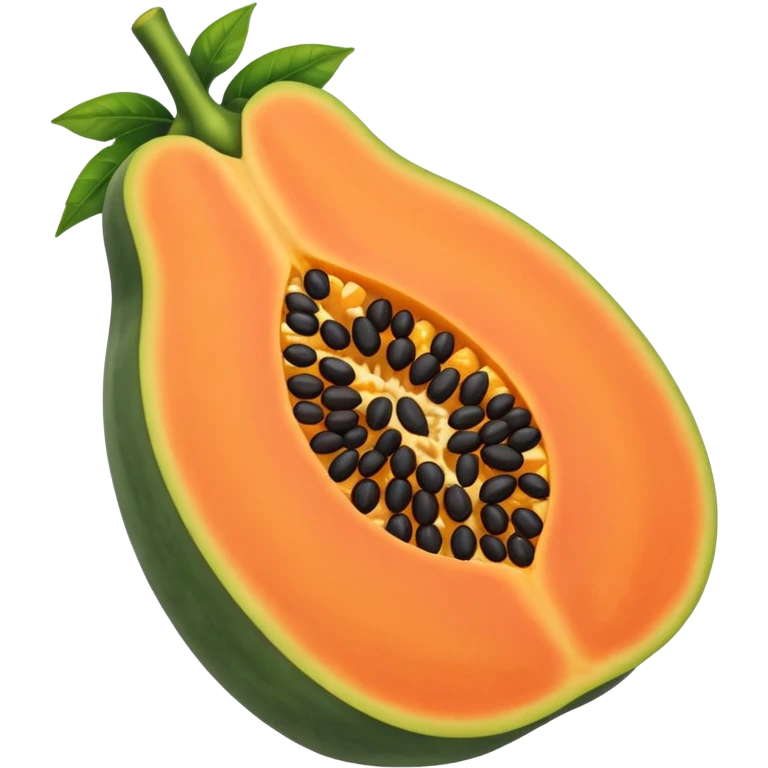 Make it nuce like real papaya show the papaya nicely  emoji