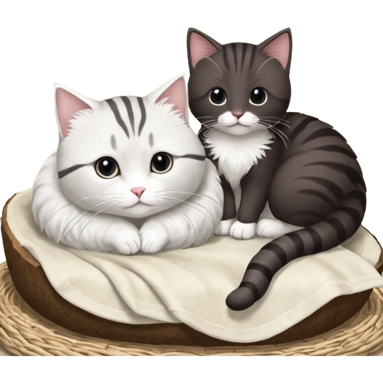 Рыжий кот с кружкой кофе в лапке emoji