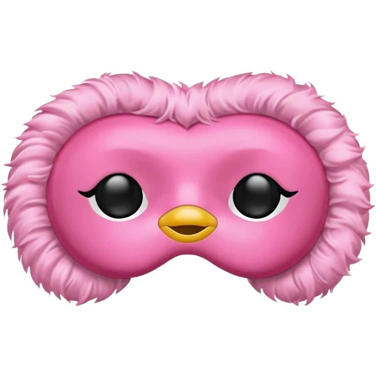 Common Pink sleeping mask  emoji