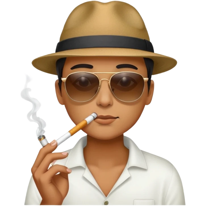 Un sol fumando  emoji