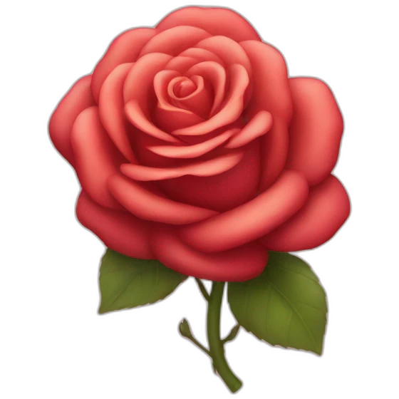 rose that looks exactly like the Apple rose emoji except on fire emoji