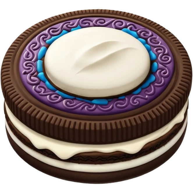 Oreo cookie emoji