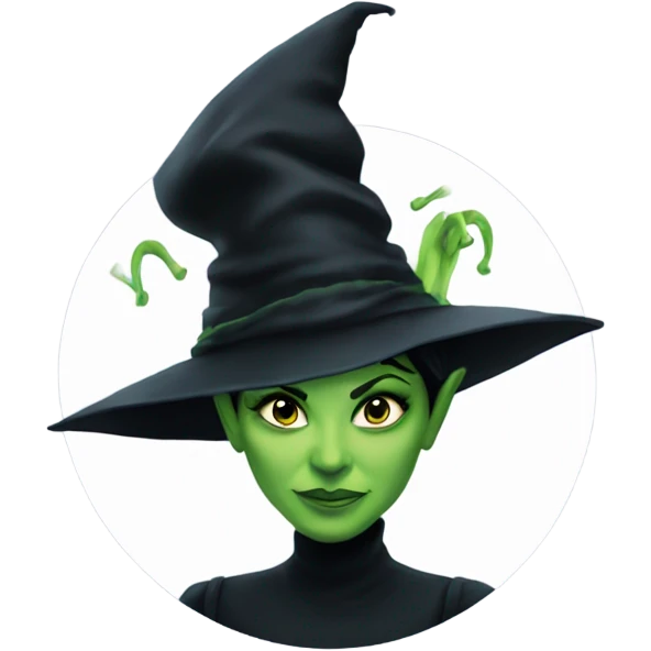 Elphaba from wicked emoji