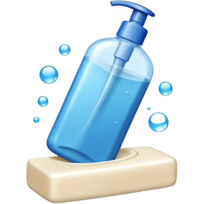 Soap and shampoo emoji