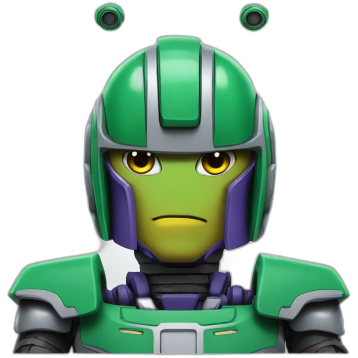 Jeeg Robot facing Goldrake emoji