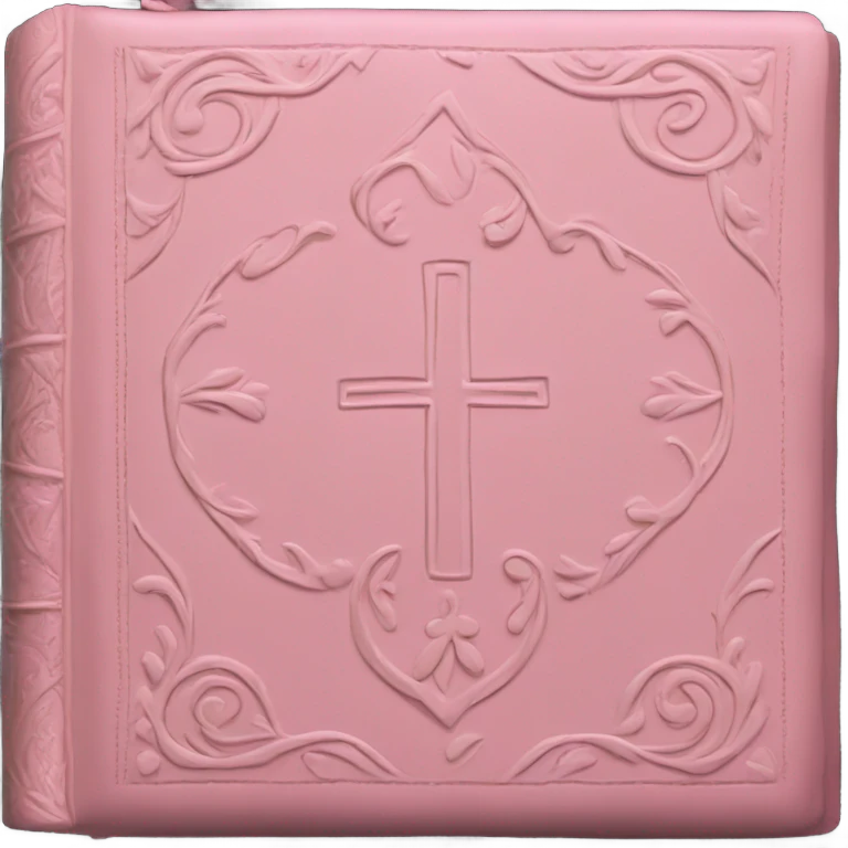 Pink Bible emoji