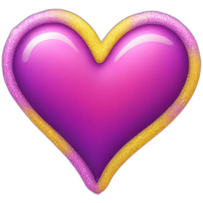 pink-and-purple-heart-with-yellow-sparkles emoji