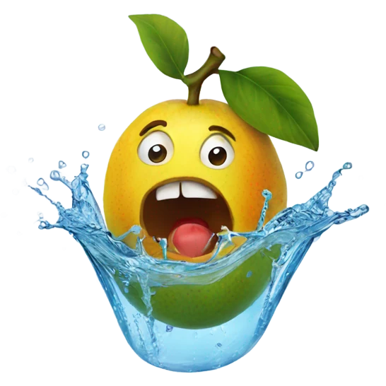 fruit in water emoji