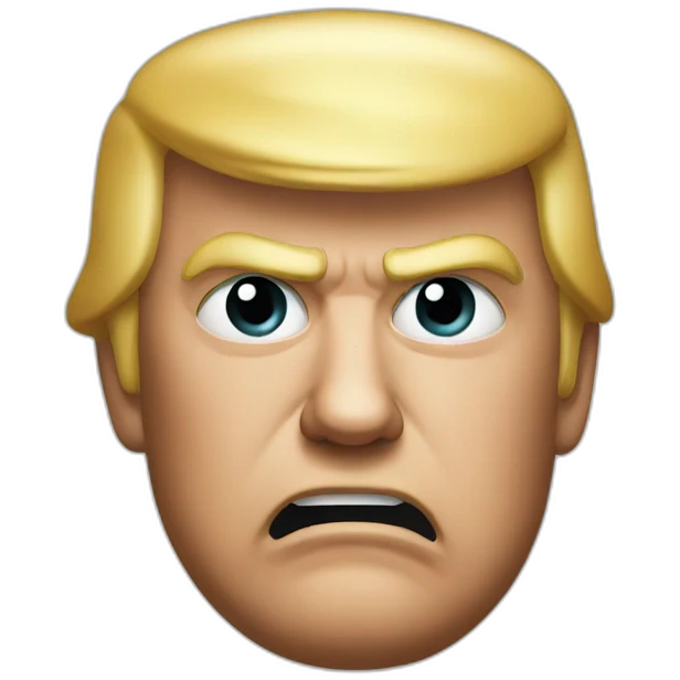 angry trump emoji