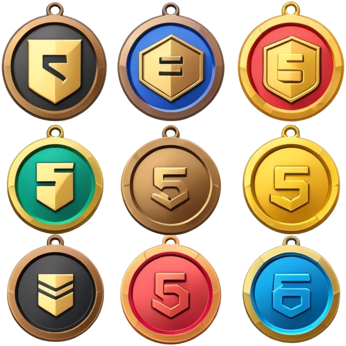 rainbow 6 seige rank medals from broze tom champion to emoji  medals emoji