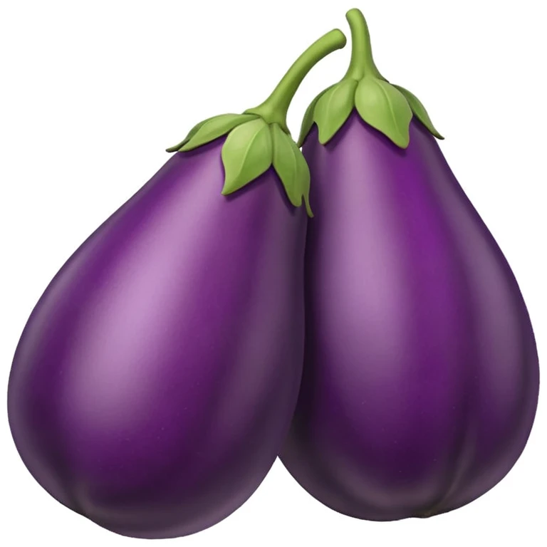 Eggplant And Peach Together emoji