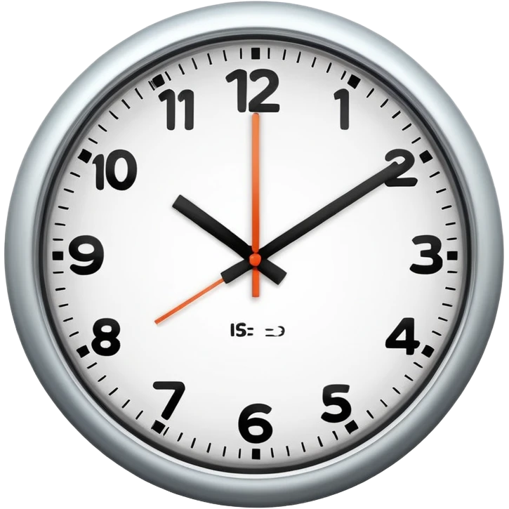 Clock showing 2 o'clock emoji