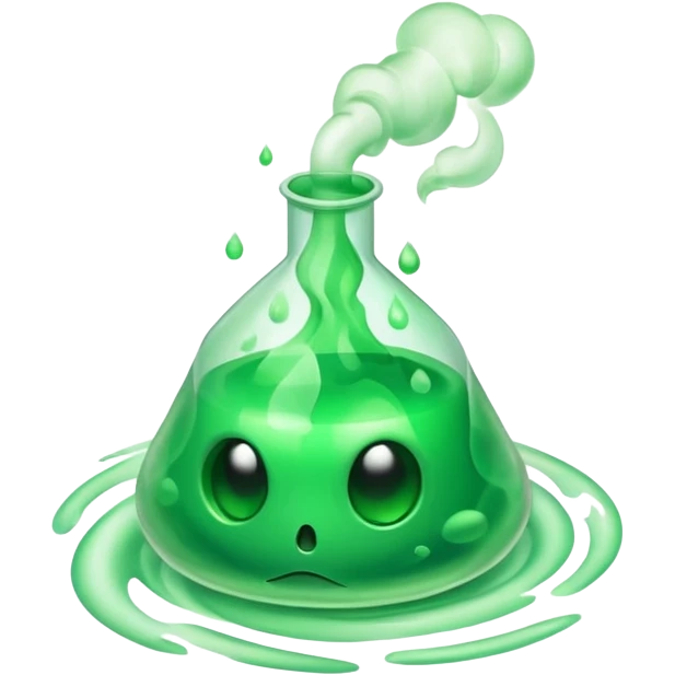 poisonous gas, isometric emoji