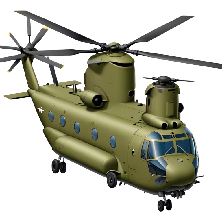 CH-47 Chinook Helicopter - boeing emoji
