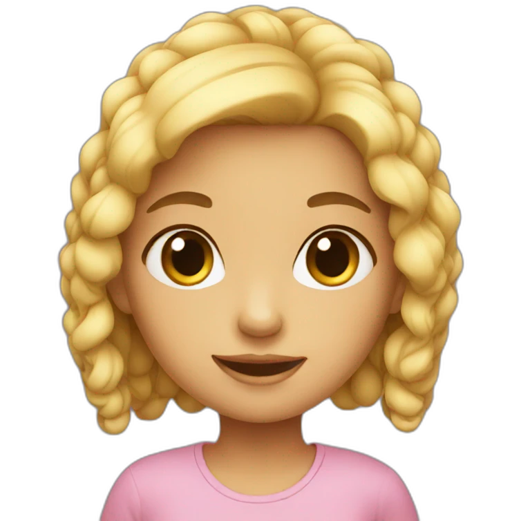 Cute girl emoji