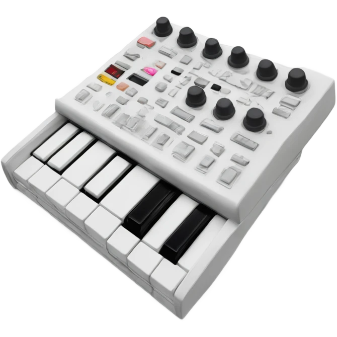 Beat maker white with mpc x emoji