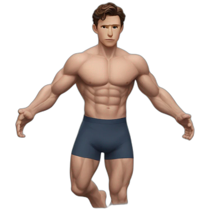 Tom Holland muscle suit emoji