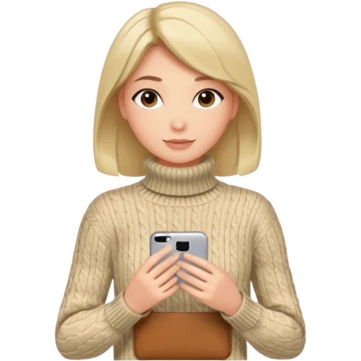 beije turtleneck sweater emoji