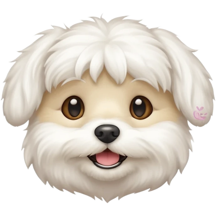 smille white Maltese emoji