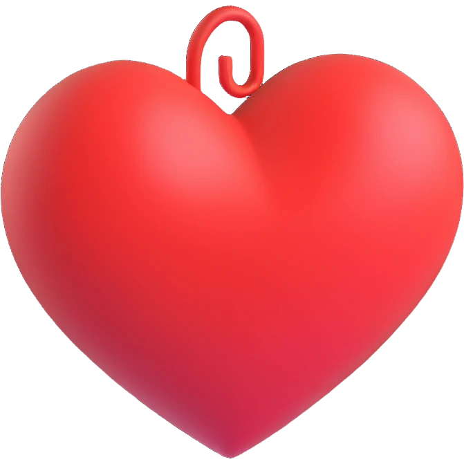 heart, 3d emoji style emoji
