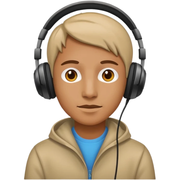 headphones for private listening person emoji