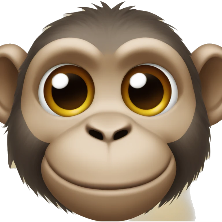 Monkey with a heart emoji