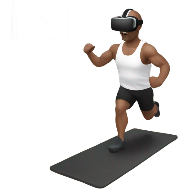  working out with Vr Putin  emoji