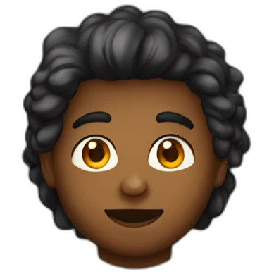 Un jeune homme avec des cheveux marrons, des lunnettes de soleil noires une chaîne autour du cou emoji