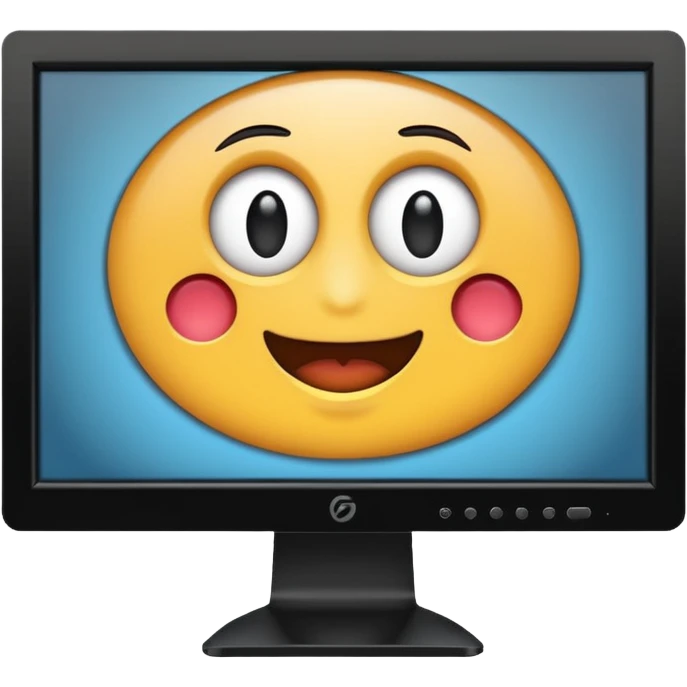 computer monitor emoji