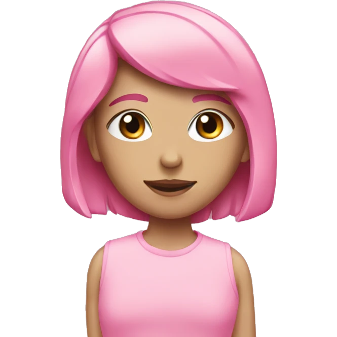 Aesthetic pink emoji