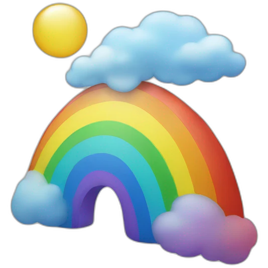 Rainbow emoji