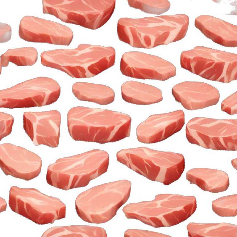 marinated meat black plate emoji