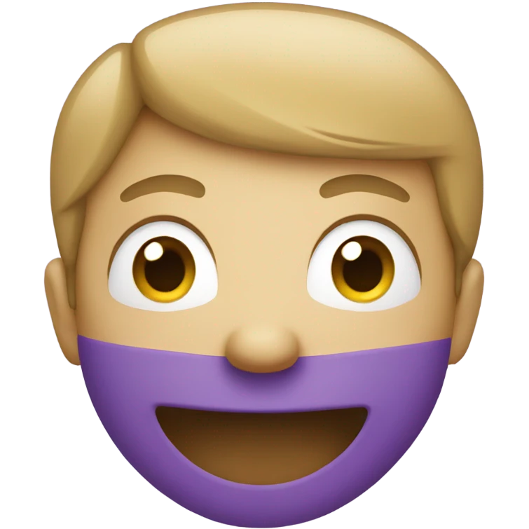 purple smile emoji