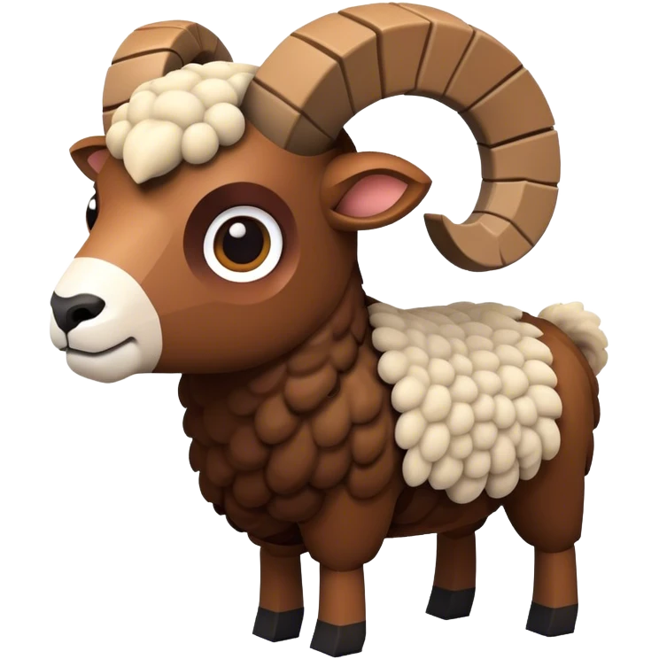 ram in Minecraft style emoji