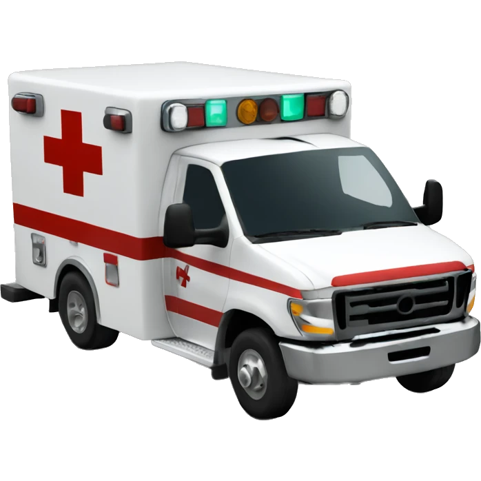 Men emergency assistant ambulance  emoji