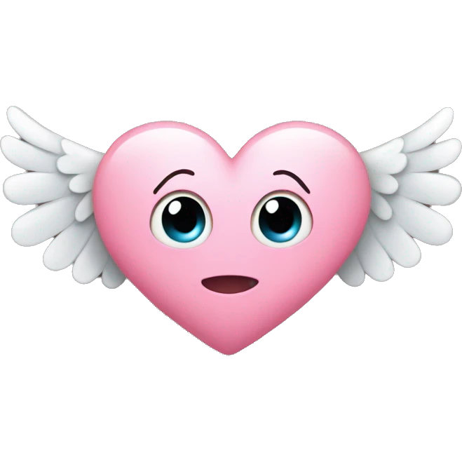 Heart with wings emoji