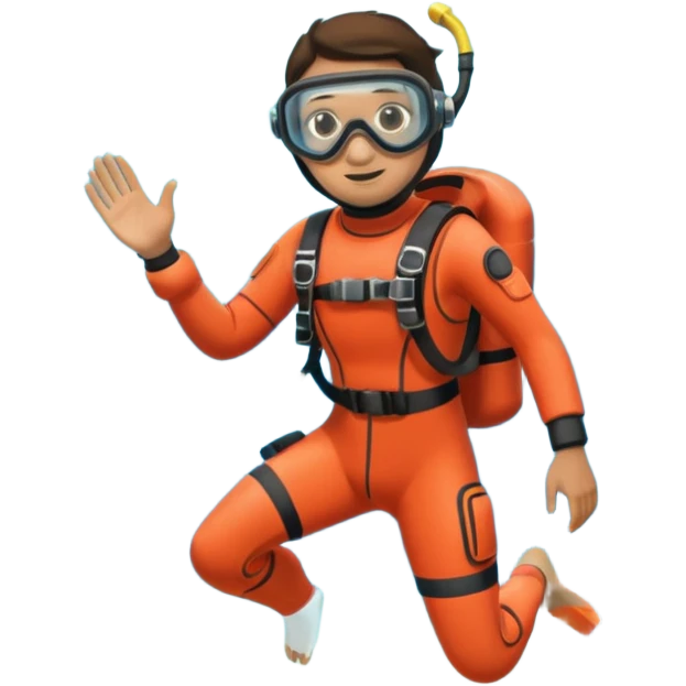 diver full body
 emoji