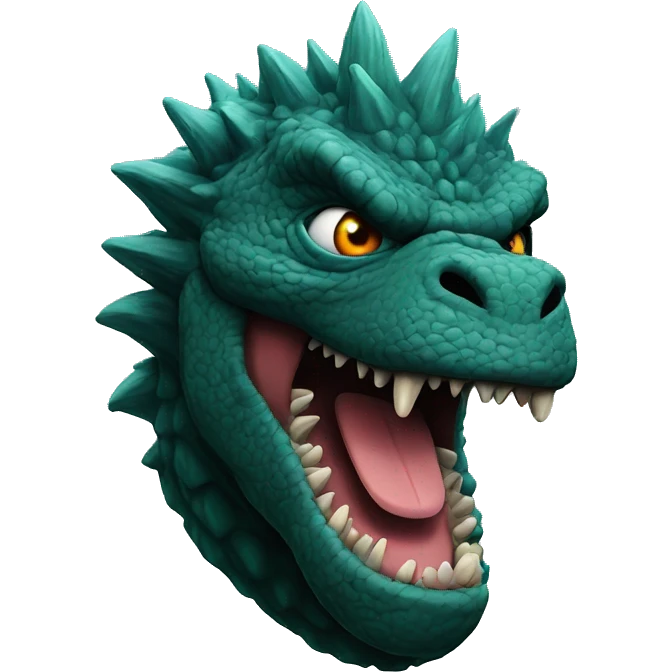 cure godzilla head emoji