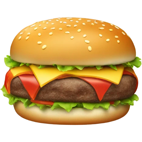 Smelly Burger with side part  emoji
