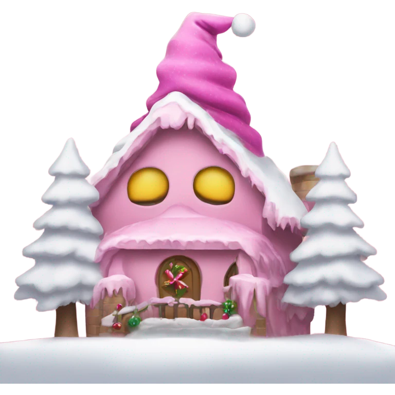 pink christmas emoji