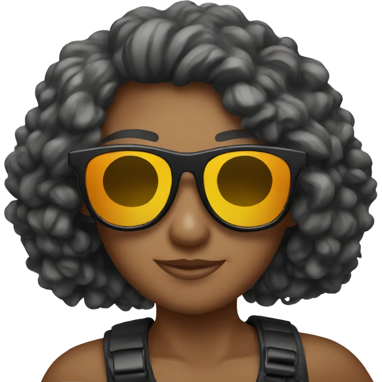 Trendy sunglasses emoji